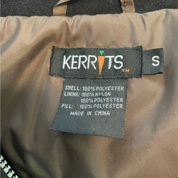 KERRITS Brown Quilted Jacket Coat small - Picture 5 of 5